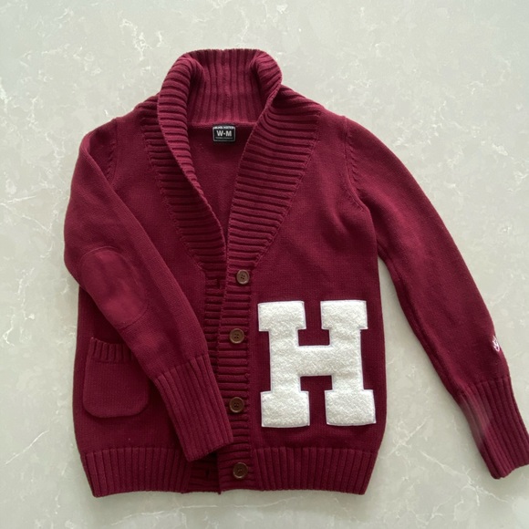 harvard cardigan